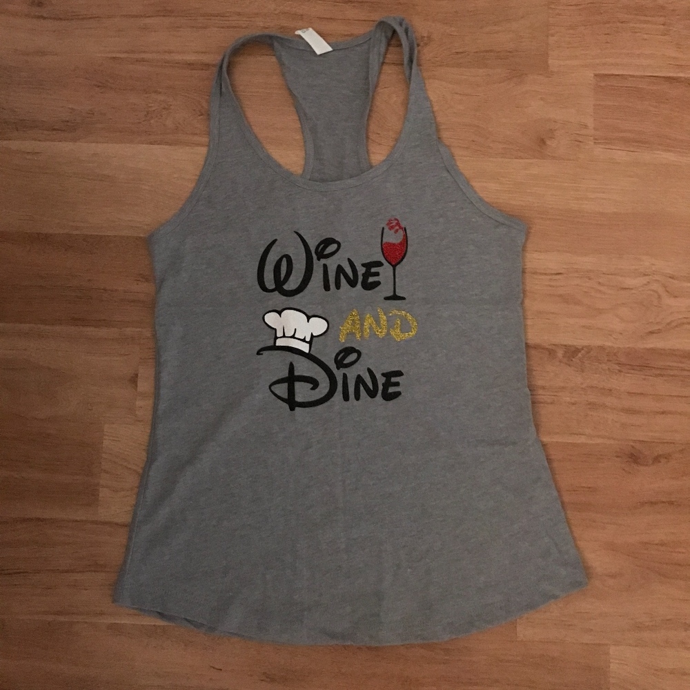 Wine and Dine Running Shirt